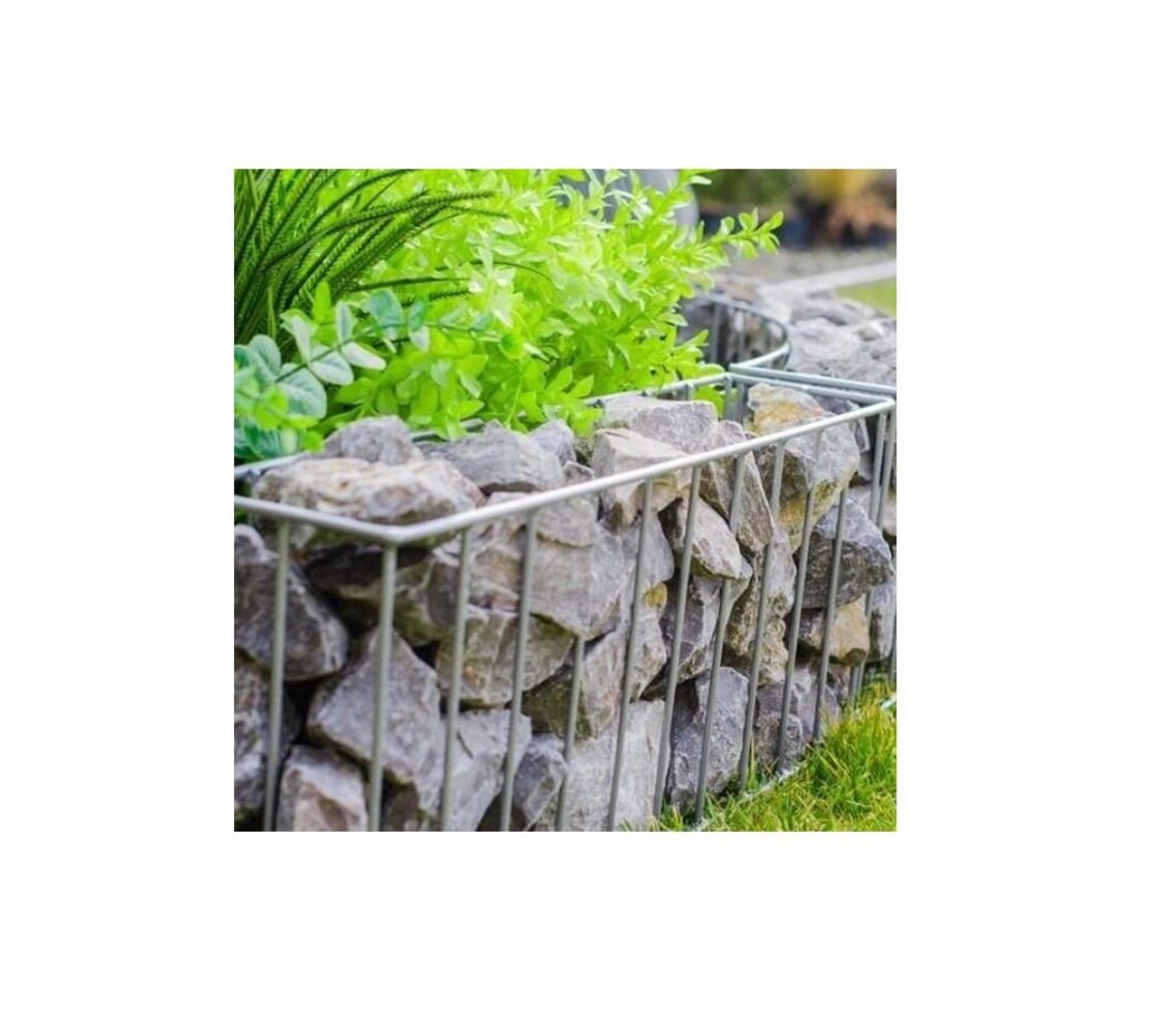 Garden EDGE Gabion Raised Planter Bed Rock Pot Basket Etsy UK