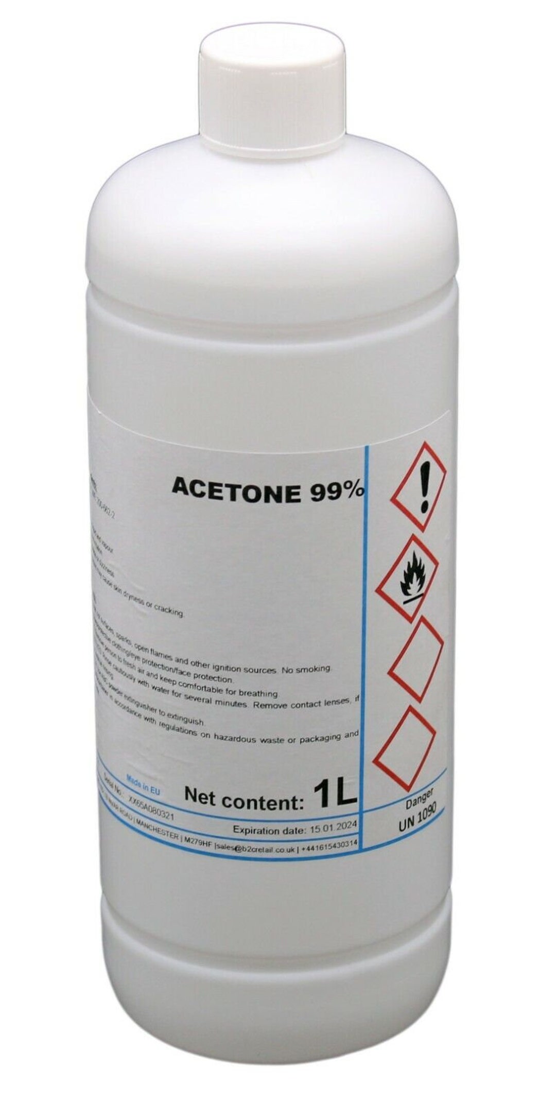 Pure Acetone 1l Acrylic Nail Remover Nail Polish Remover 99.9 1 Litre Etsy