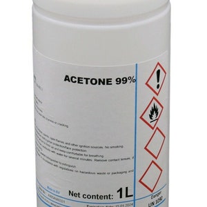 Pure acetone 1l acrylic nail remover nail polish remover 99.9% 1 litre