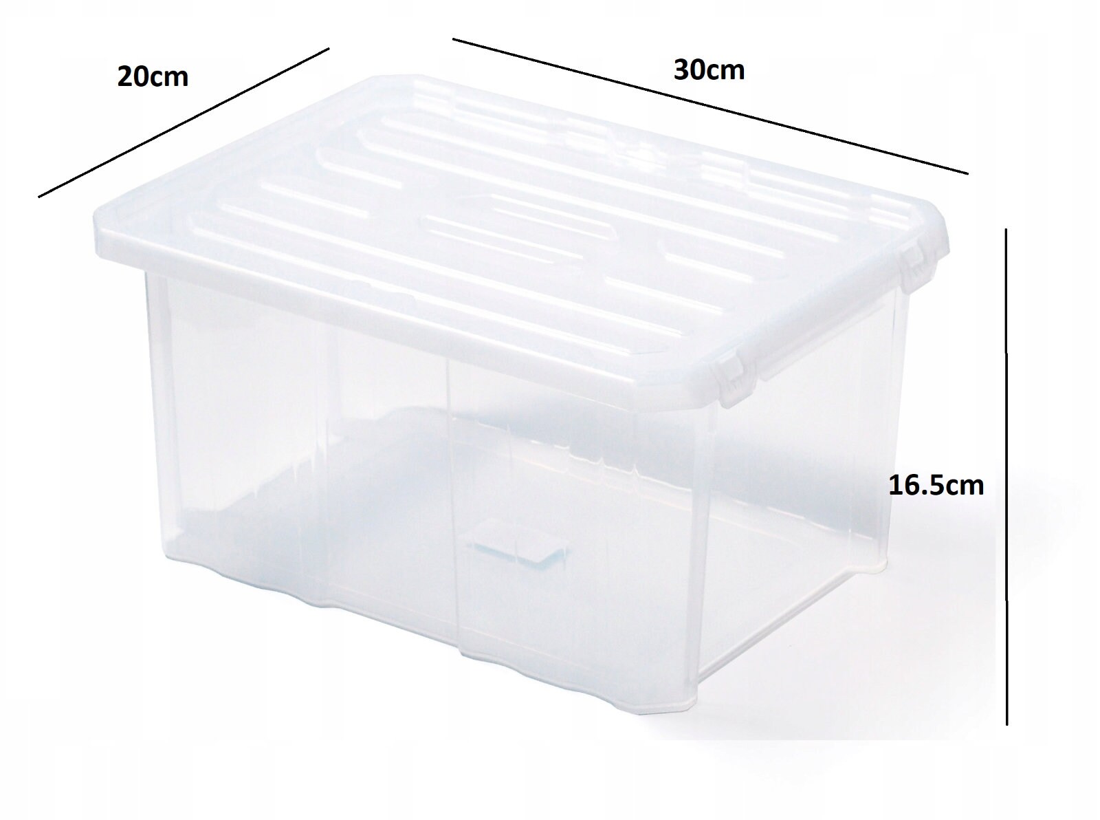 Plastic Storage Box Boxes Lid Handles Food Container Home Etsy UK