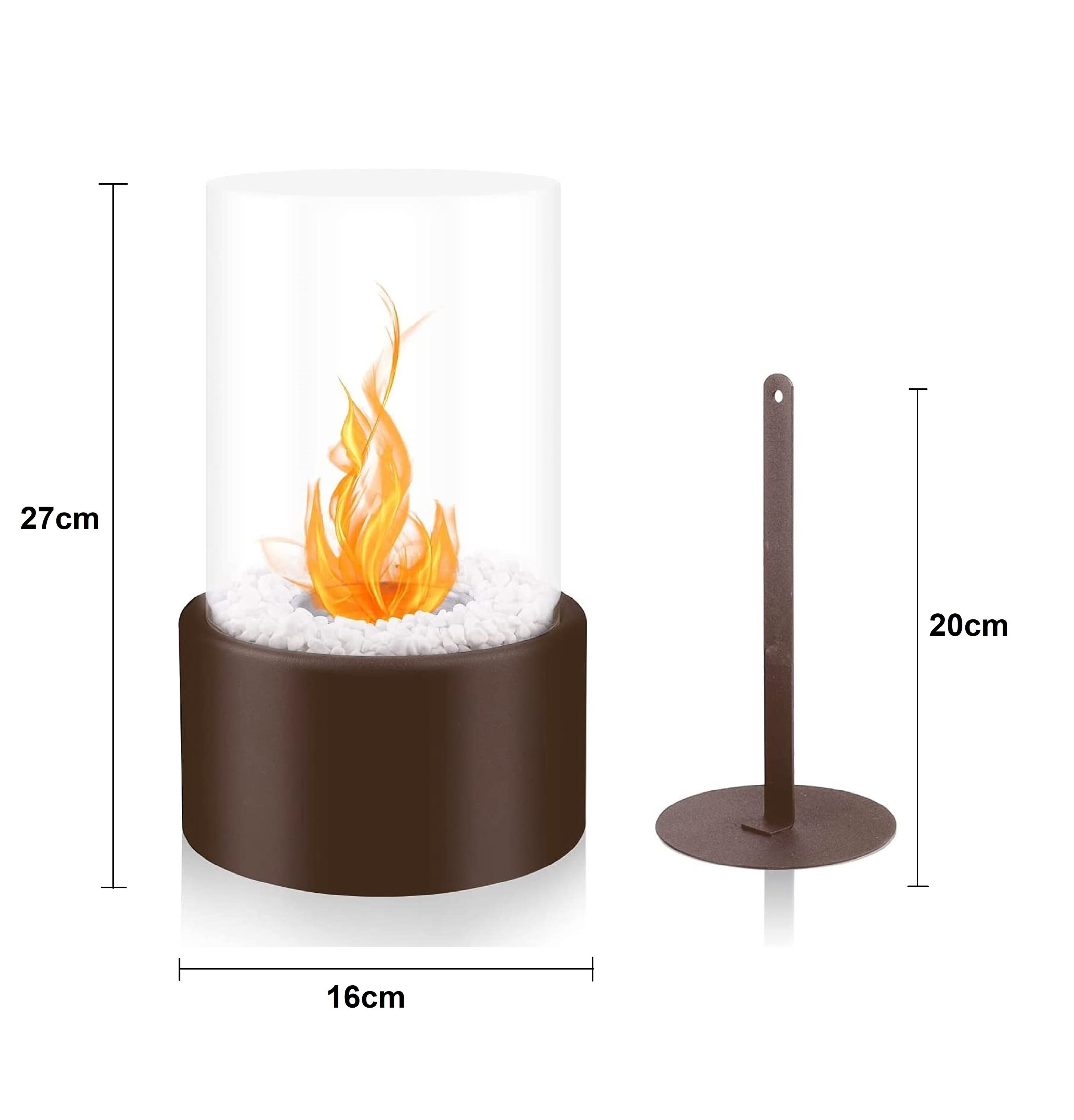Bioethanol Tabletop Fireplace Bio Ethanol Table Top Fire Round Etsy UK