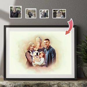 Pictures With Deceased Love One, Add Person to Photo, Custom Family Photo, Deceased Love One, Family Picture, Add Person to Photo