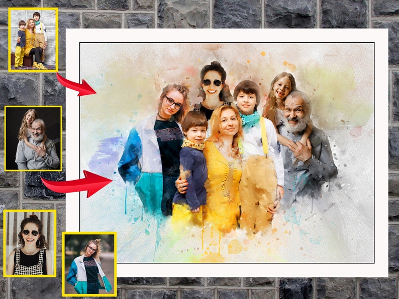 Combined Photos Add Deceased Person to Photo Merge