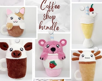 Coffee shop bundle - 5 patterns