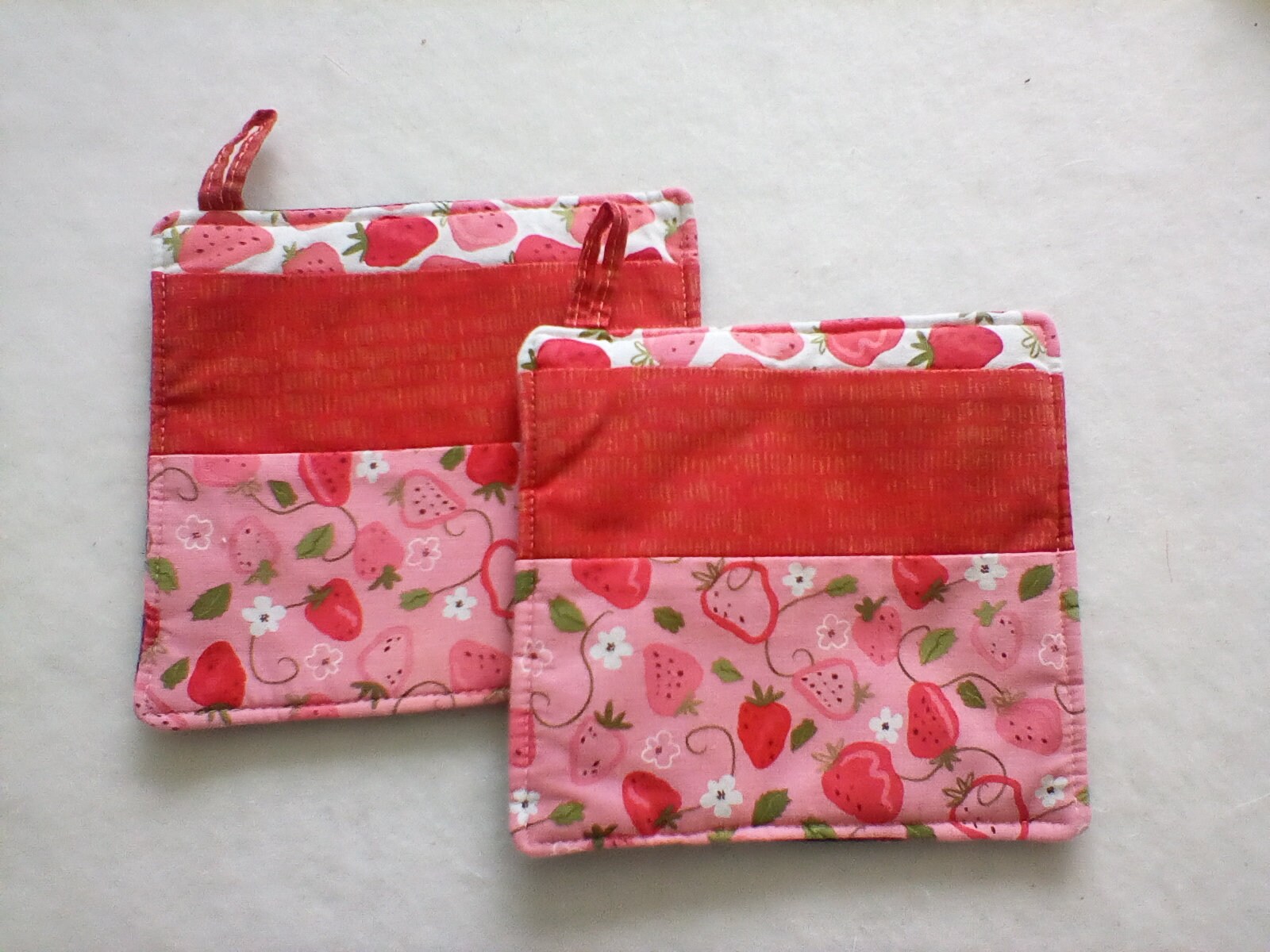 1pair Handmade HOT POT HOLDERS / Trivel Etsy
