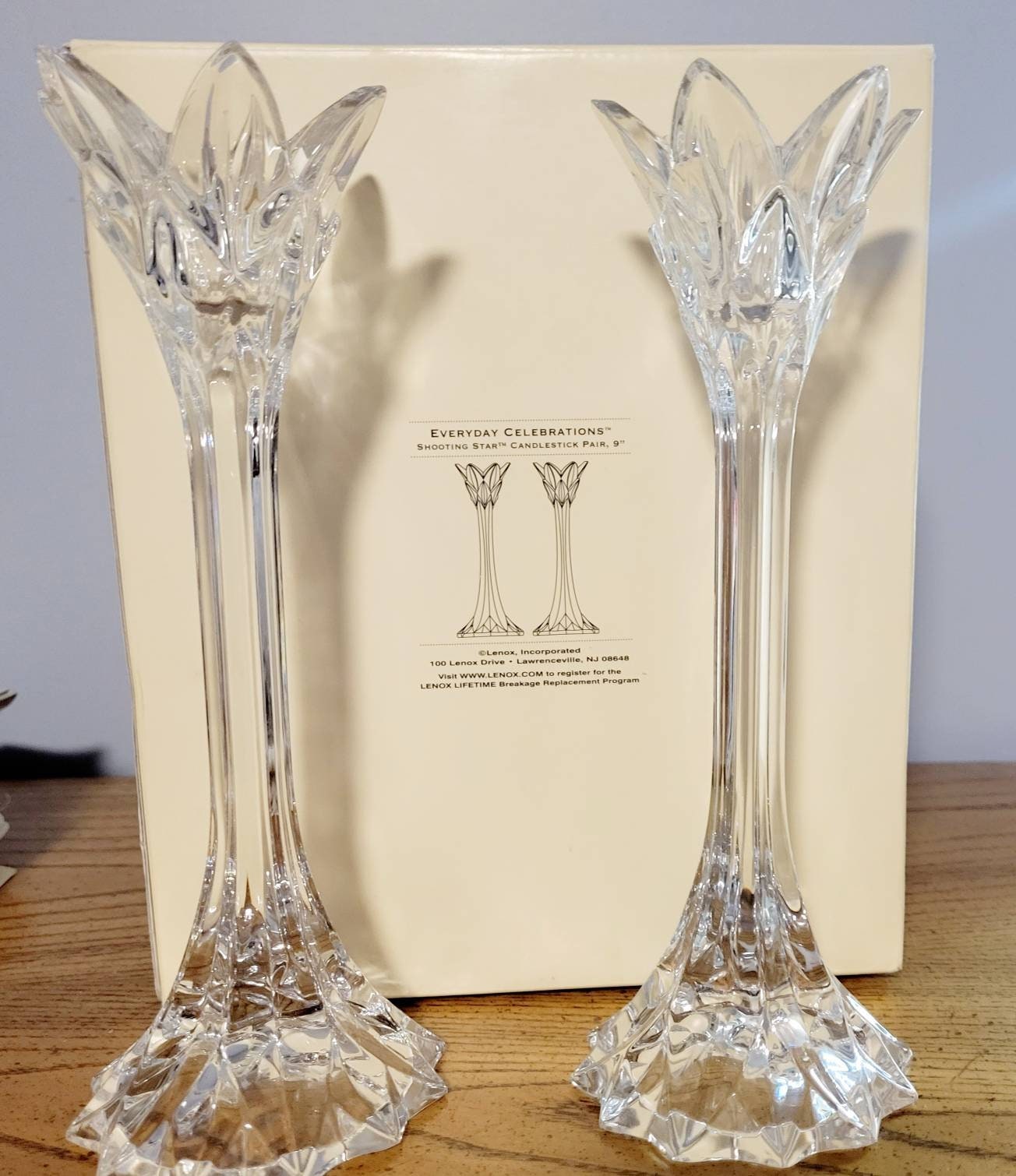 Lenox Full Lead Crystal 9 inch Shooting Star Etsy