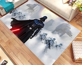 The Star Wars Rug, Laser Sword Rug, For Living Room Rug, Clone Wars, Non Slip Floor Carpet, Teen&#39;s Rug, Kids Room, Science Fiction