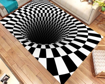 YARNOW 3D Area Rug Non-Slip Creative Doormat 3D Carpet Mat Rug 3D Round Floor Mat for Living Room Bedroom Kitchen Bathroom YARNOW 3D Area Rug Non-Slip Creative Doormat 3D Carpet Mat Rug 3D Round Floor Mat for Living Room Bedroom Kitchen Bathroom