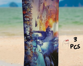 Star Wars Beach Towel Set,Star Wars Towels,Pool Towel Set,Double Towel Set,Custom Beach Towel,Vacation Gift,Beach Towel,Pool Towel With Name