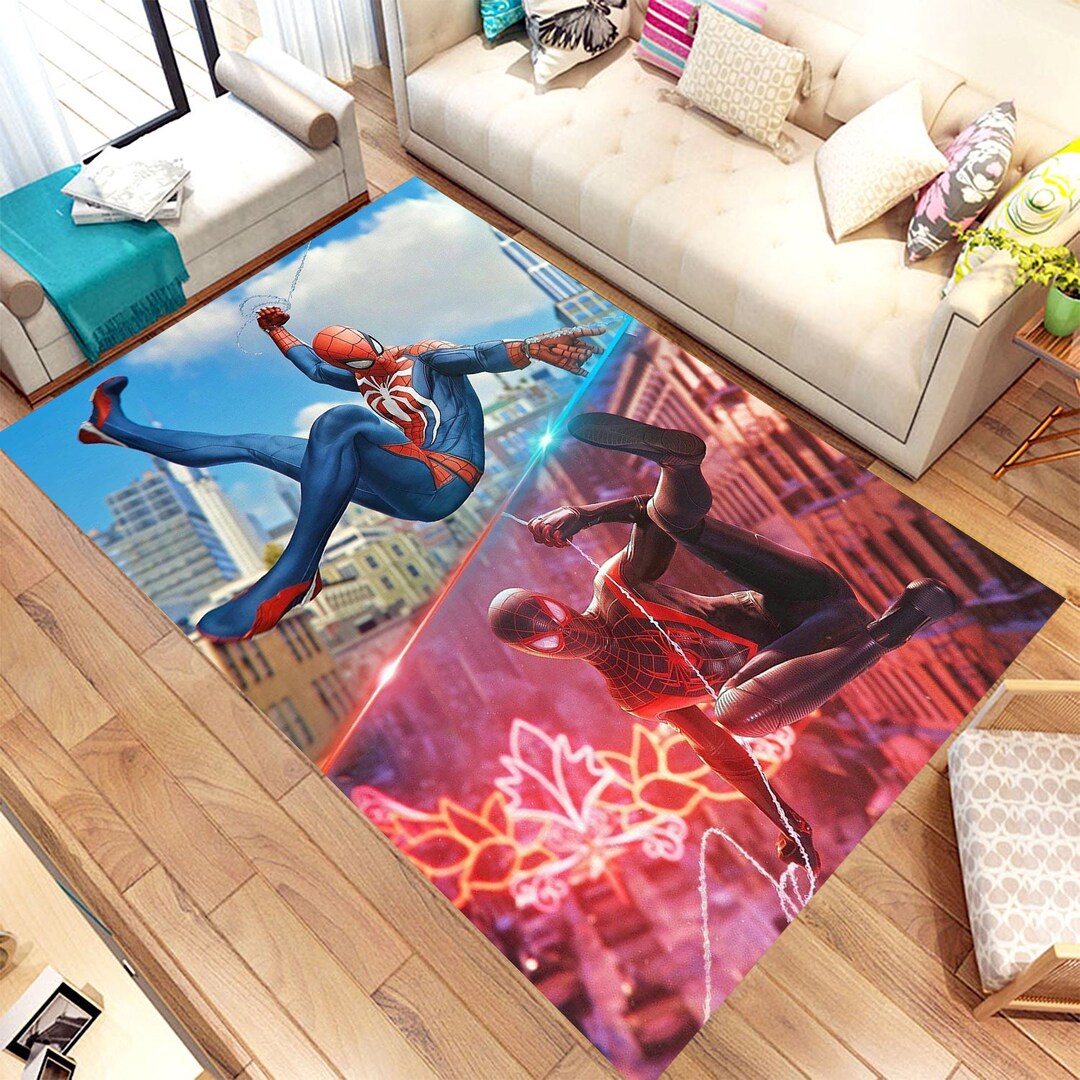 Spider Man Rug, Spider Man Area Rug,Gift For Her/Him, Girl/Boy Room Rug ...