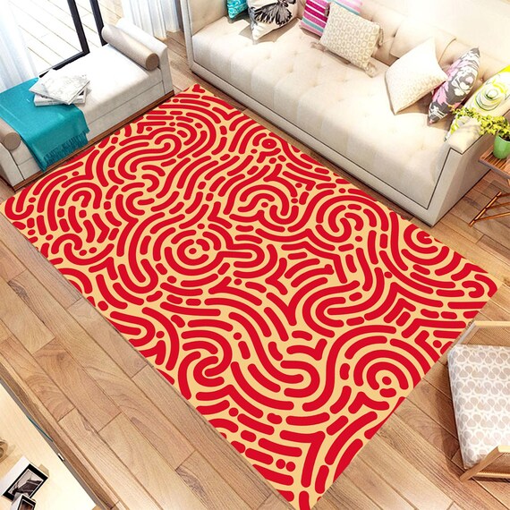 Moderner Stil Teppich Für Wohnzimmer Wohndekor Geschenk für | Etsy