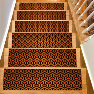 Shining Stair Rug, Stair Treads Rug, Stair Treads Set of 13 Special Designs For Your Home, Safer Stair Treads For Your Loved Ones,Soft Steps
