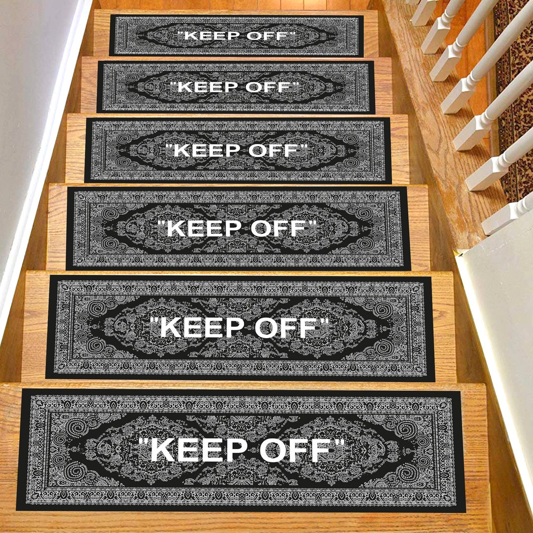 Stair Rug, Stair Treads Rug, Stair Treads Set of 13 Special Designs for ...