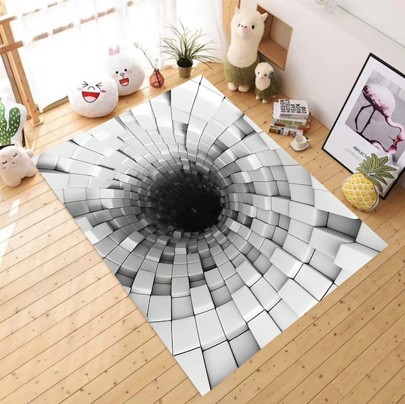 Buy 3D Vortex, Illusion Rug, for Living Room Rug,fan Carpet,area