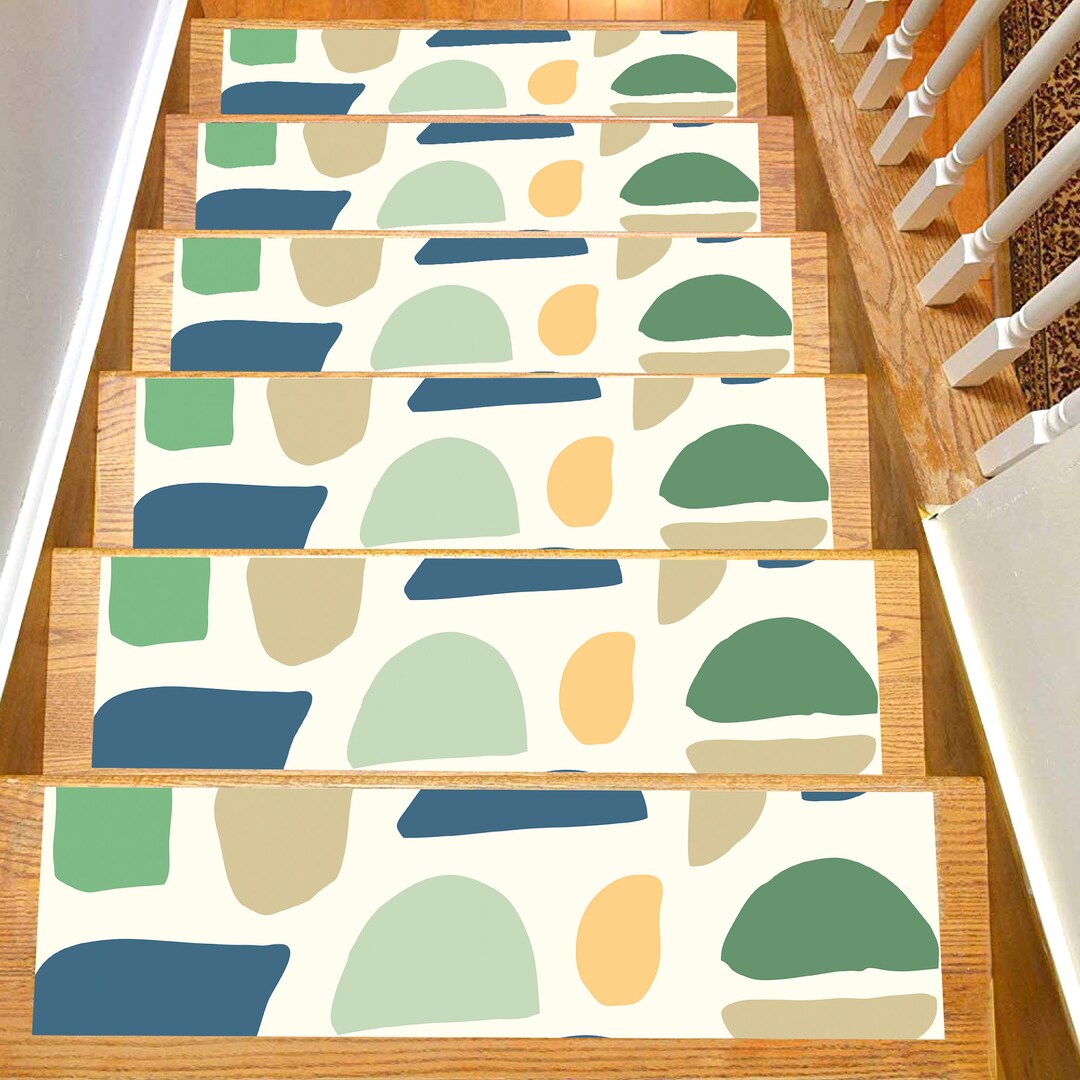 Stair Rug, Stair Treads Rug, Stair Treads Set of 13 Special Designs for ...
