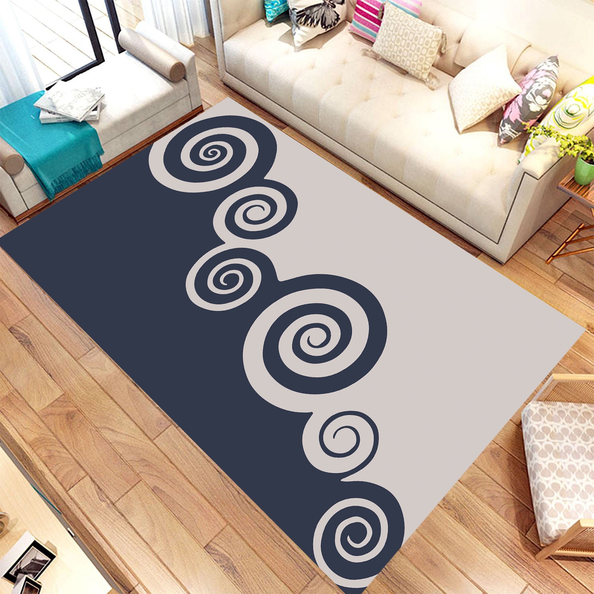 Moderner Stil Teppich Für Wohnzimmer Junge / Mädchen Zimmer | Etsy