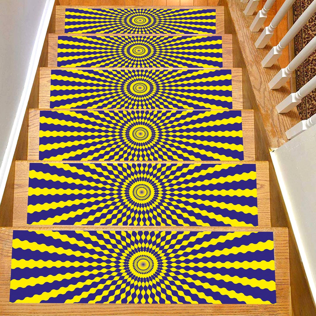 Stair Treads Rug Set: Non-slip Polyester, Modern Design (9.8 X 31.4 ...