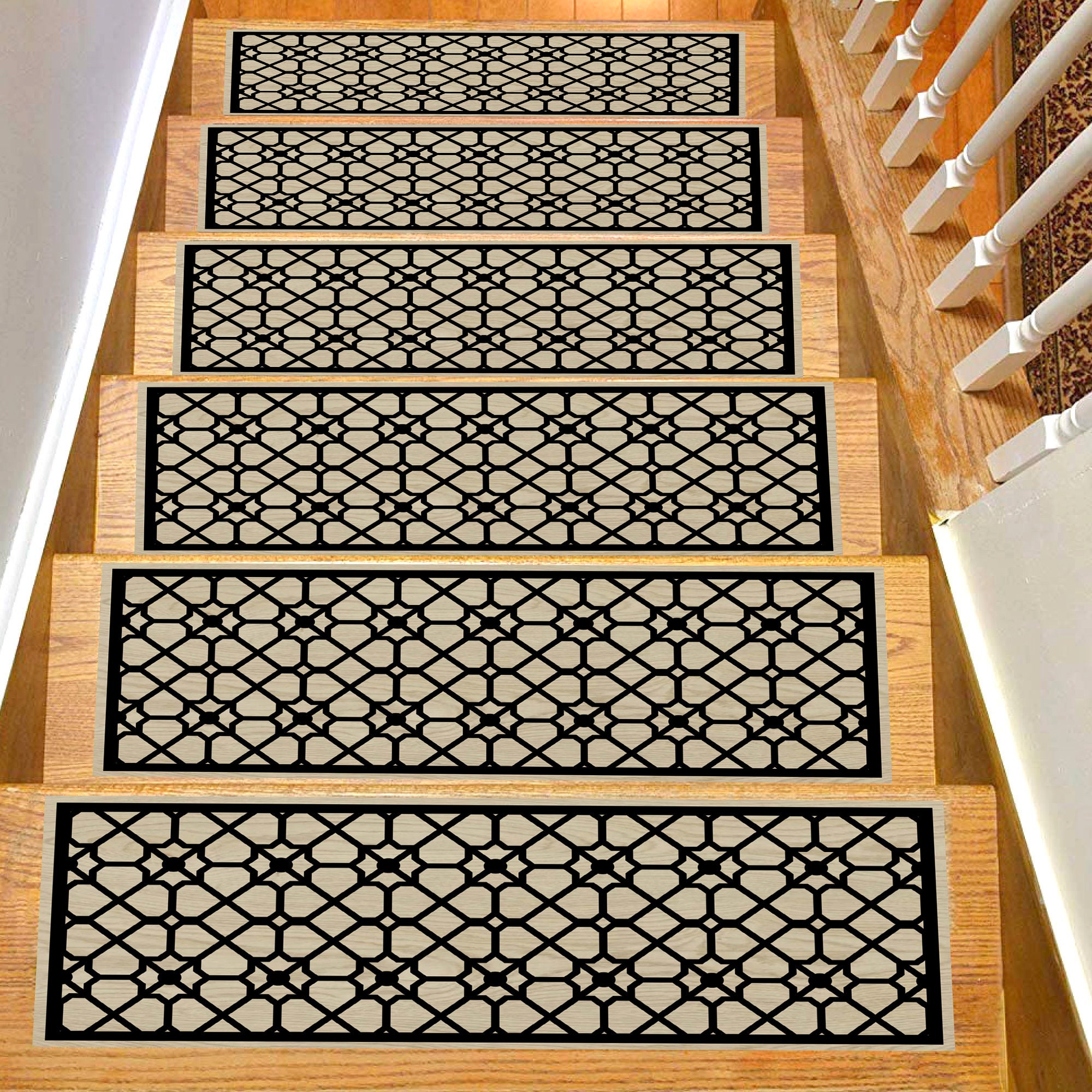 Stair Rug, Stair Treads Rug, Stair Treads Set of 13 Special Designs for ...