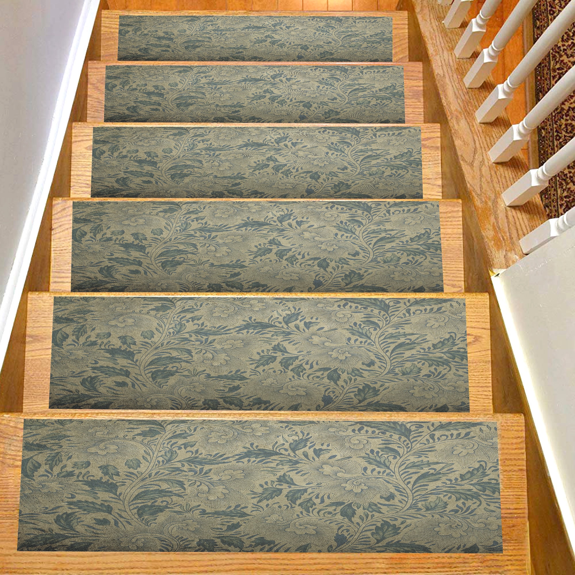 Stair Rug, Stair Treads Rug, Stair Treads Set of 13 Special Designs for ...