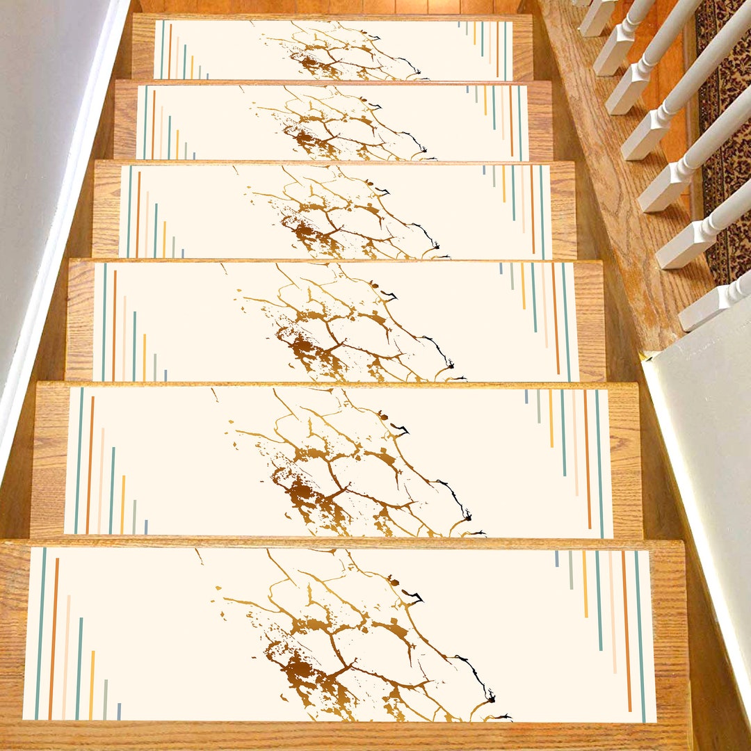 Stair Rug, Stair Treads Rug, Stair Treads Set of 13 Special Designs for ...