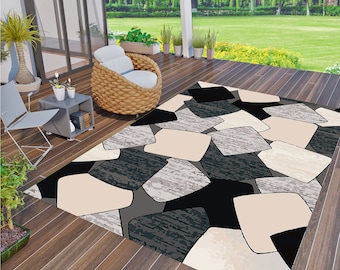 Outdoor Rug,Garden Rug,Patio Rug,Outdoor Decor,Outdoor Patio Rug,Farmhouse Rug,Area Rug,Classic Rug,Garden Decor,Geometric Rug,Entry Way Rug