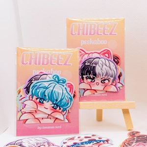 CHIBEEZ Peekaboo Flock Stickers | Ateez inspired