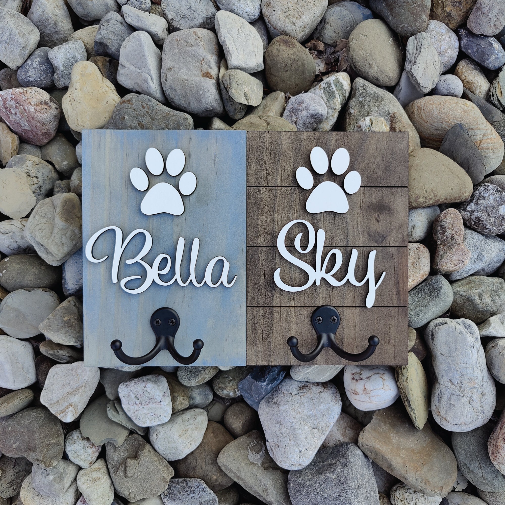 Personalized Dog Leash Holder Custom Pet Leash Holder Pet Etsy Canada