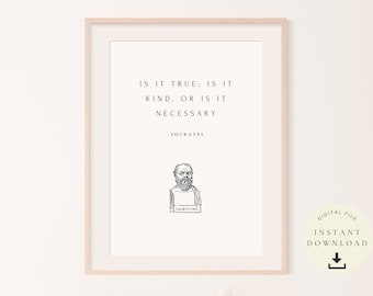 Filósofo Sócrates, profesor de filosofía, cita de Atenas, póster de estatua griega, libros antiguos, lámina inspiradora, arte motivacional, pared