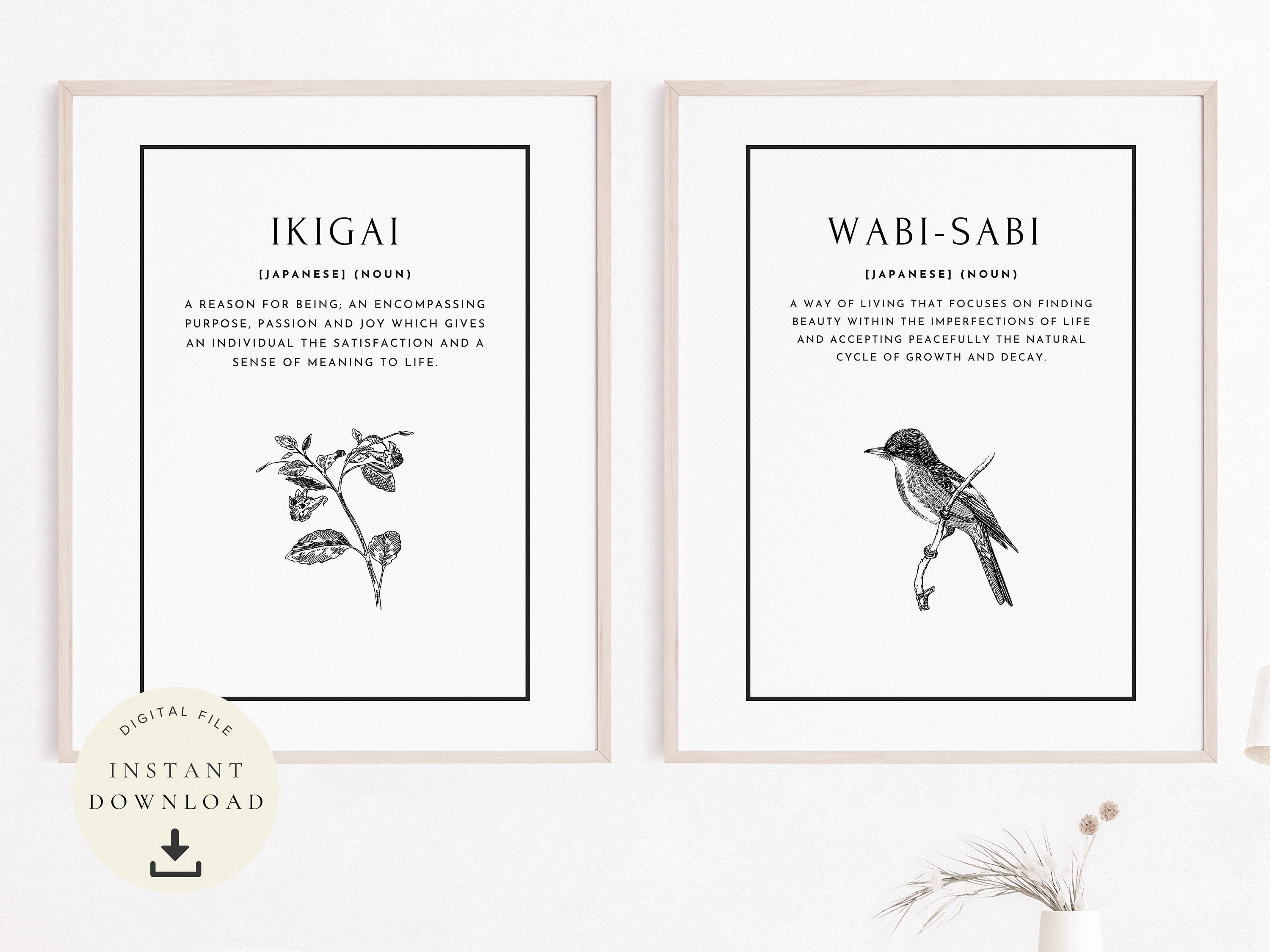 Ikigai Poster Wabi Sabi Japanese Gift Zen Wall Art - Etsy UK Ikigai Poster Wabi Sabi Japanese Gift Zen Wall Art - Etsy UK