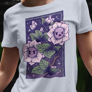 Mean Girls uniseks T-shirt schattig, lief, mooi, verdrietig, gemeen, boos, bloemen, mystiek, ruimte, portaal, cartoon, cool, T-shirt