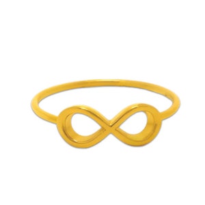 925 Sterling Silver Infinity Ring / Minimalist Band For Wedding Gift / Minimal Infinity Ring / Infinity Ring / Ring For Women /Birthday Gift