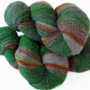 100% Natural Wool Yarn, Organic Yarn Hand Dyed