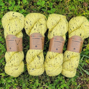 Natural Alpaca Tweed Wool Yarn 175 yds – Soft Winter Knitting Crochet Yarn image 15