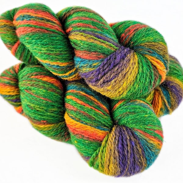 100% Natural Wool Yarn DK, Worsted Wool Yarn Hand Dyed