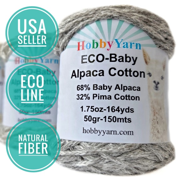 Baby Alpaca Yarn, Merino Wool Yarn, Soft Yarn 