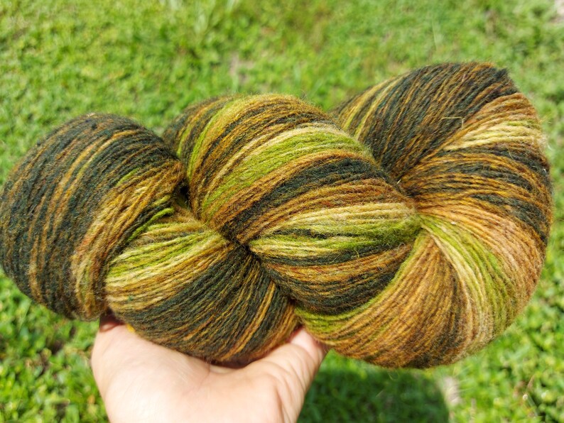 100 Natural Wool Yarn Lace Weight Yarn Hand Dyed Etsy