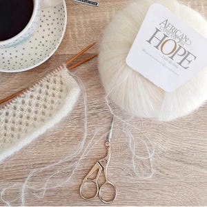 Fluffy Kid Mohair Yarn: African Expressions HOPE Lace Weight