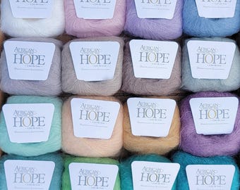 Kid Mohair Yarn Fluffy Lace Weight