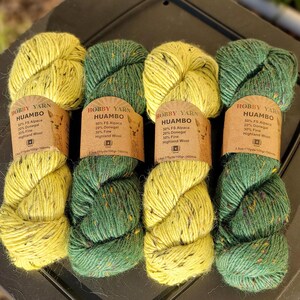 Natural Alpaca Tweed Wool Yarn 175 yds – Soft Winter Knitting Crochet Yarn image 18