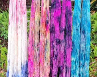 Hand Dyed SW Merino Wool Yarn Fingering Weight 437yds