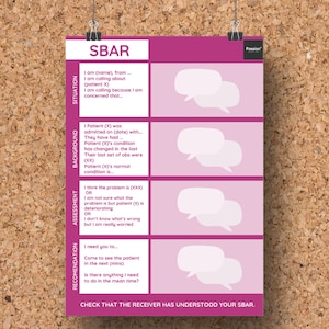 SBAR Template for Nurses/Doctors/HCPs