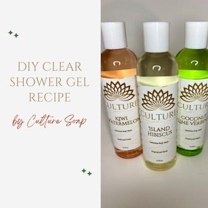 Make Your Own Clear Shower Gel Quick and Easy | Plant-Based Ingredients | Sulfate-Free