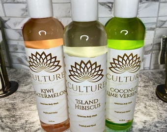 Gel de ducha suave y delicado / De origen vegetal / Hidratante y no irritante / Sin sulfatos / Limpia y refresca / Hecho a mano