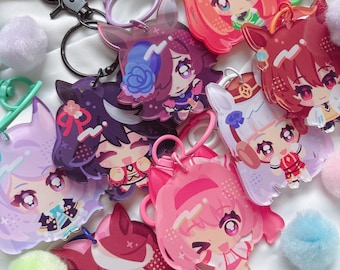 PREORDER Uma Musume Derby Horse Girls | 2.5 inch acrylic keychain charms