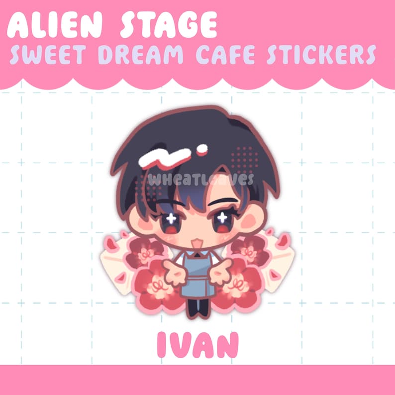 Alien Stage Maid Mizi Sua Luka Ivan Till | 2.5 Inch Clear Matte ...