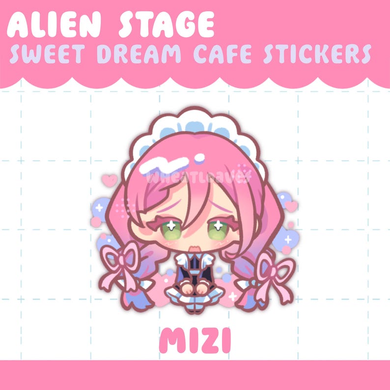 Alien Stage Maid Mizi Sua Luka Ivan Till | 2.5 Inch Clear Matte ...