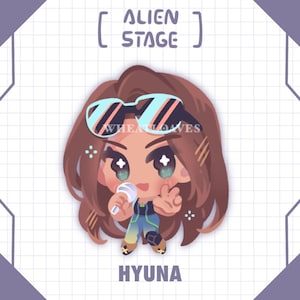 Alien Stage Mizi Sua Luka Hyuna Ivan Till | 2.5 Inch Acrylic Keychain ...