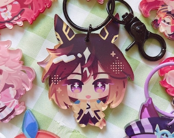 Uma Musume Horse Girls Gentildonna Fenomeno Stay Gold | 2.5 inch acrylic keychain charms