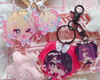 Needy Streamer Overload KAngel Ame | acrylic keychain charm set
