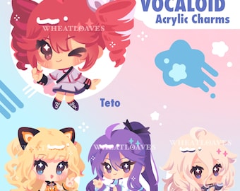 Vocaloid Teto SeeU Gakupo IA | 2.5 inch acrylic keychain charms